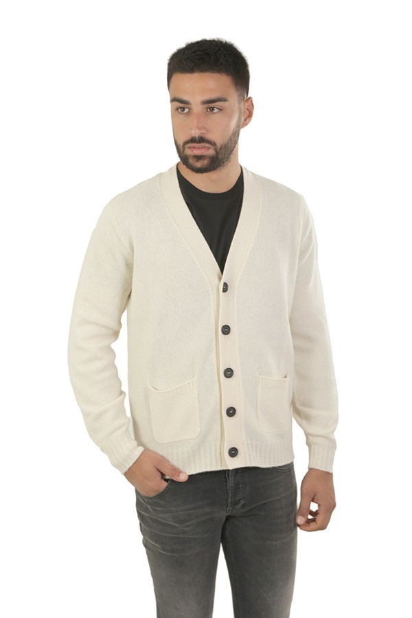 Maglia Drumohr Cardigan Latte